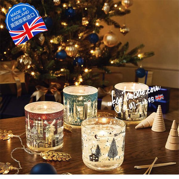 M&S Martha&#039;s 2023 Christmas Limited Edition LED Aromatherapy Candles Illuminate London Street View Edinburgh