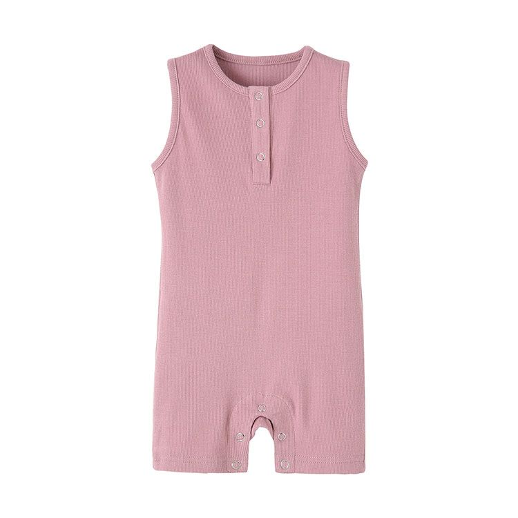 K553 Summer Baby Sleeveless Romper Soft Cotton Newborn Boy And Girls Ribbed Jumpsuits Bodysuit Toddler Infants Clothes