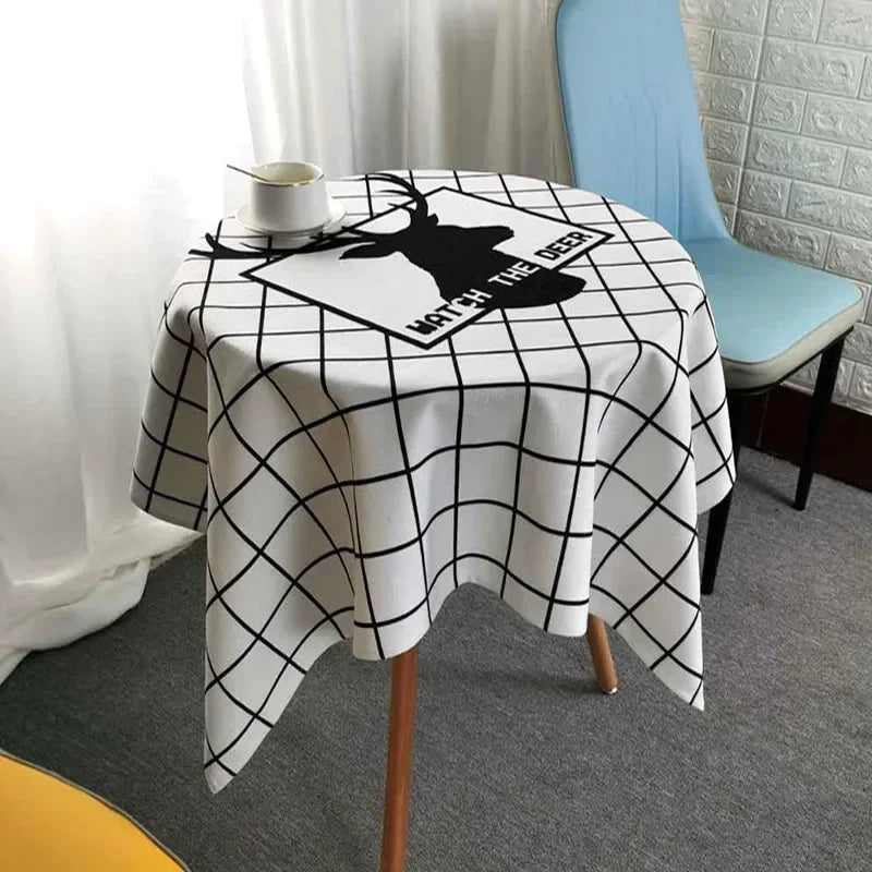 Coffee Table Cushion Dust Prevention Table Cloth Tablecloth New Arrive Student Desktop Decorative Dining Table Cloth LLFY01