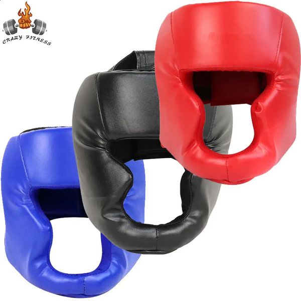 Boxing Headgear for Children AdultsPU Karate Muay Thai Guantes De Boxeo Free Fight MMA Sanda Training Boxing Safety Helment 250117