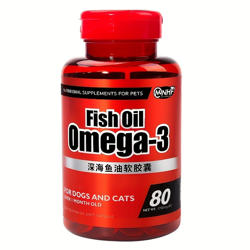 TEMU Deep Oil (80 ) -3 Fish Oil Supplement, Including Dha, -3, , Vitamin D, Multinutrients, Deep Oil