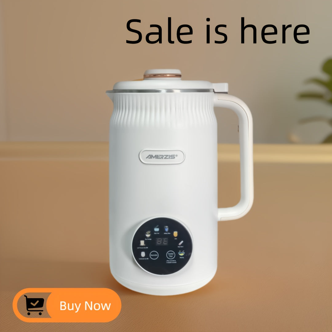 TEMU Multi-functional Soybean Milk Maker - Automatic Blender With Heating Function, Wall Breaking Technology, And For Easy Nutritious Beverage