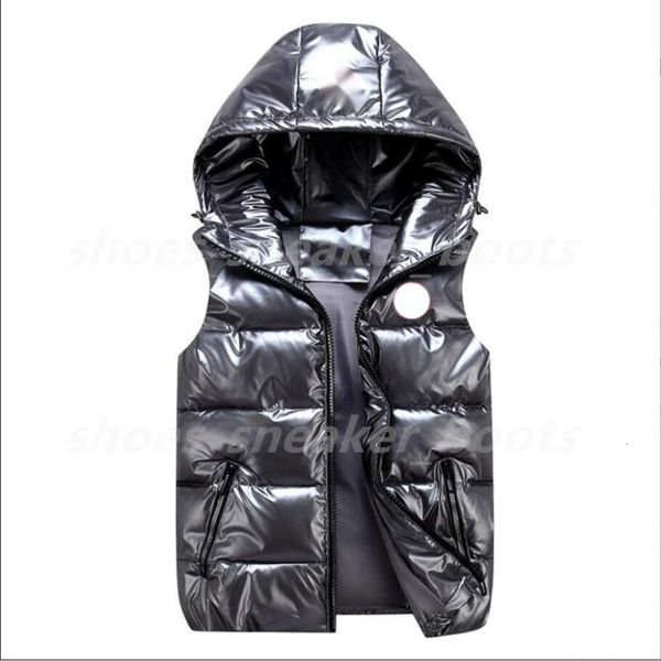 Winter Mens Vest cotton zipper hooded outweat coats cardigan classic parka thick bestc top clothing coats jacket oversized Asian size M-6XL