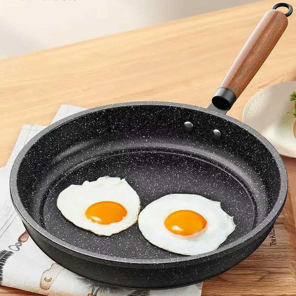 30cm Non-Stick Frying Pan Work Pan With Lid Induction Gas Stove Universal Saucepan Steak Skillet Pancake Kitchen Cookware Y250122