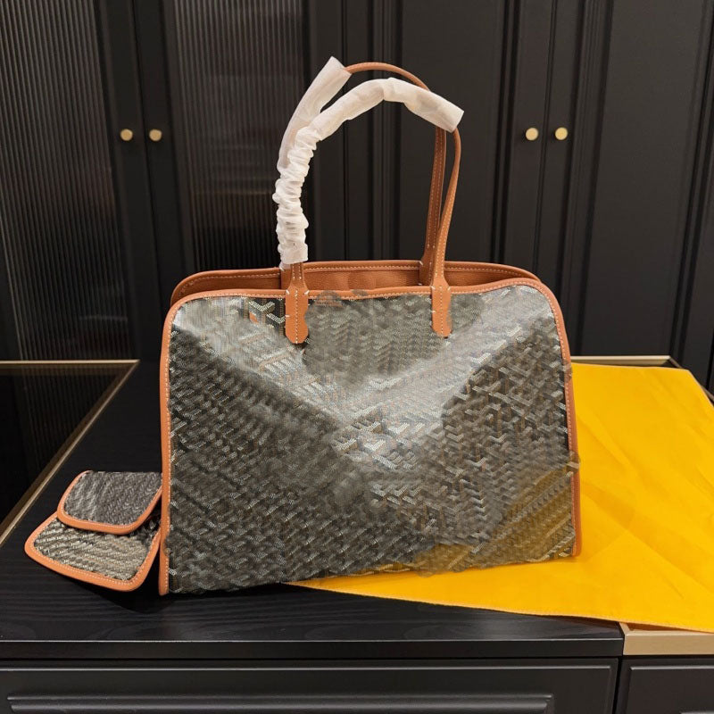 High Quality Designer Leather Handbag, Women&#039;s Fashionable Handbag Mother And Baby Bag Classic Printed Large Capacity With Small Wallet