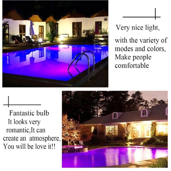 RGB LED Swimming Pool Light 30W 36W 45W 54W IP68 Waterproof AC-DC12V Outdoor RGB UnderWater Light Pond LED Piscina Luz Spotlight