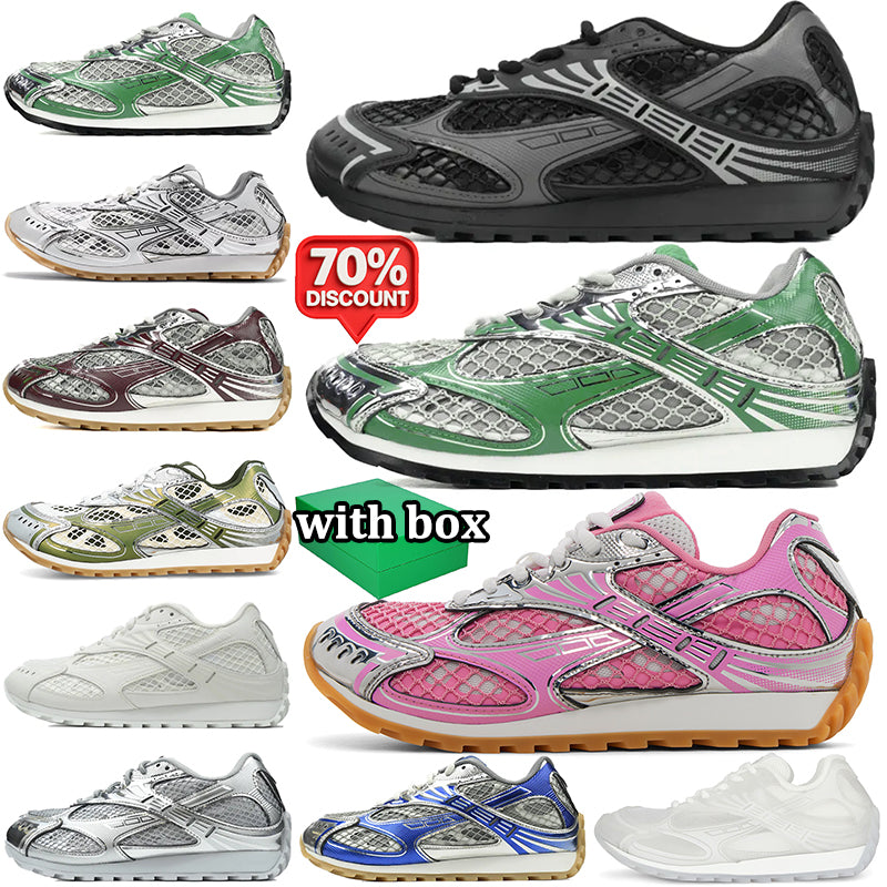 with box luxury sneakers designer men women stylish shoes durable trainers outdoor casual athletic footwear comfort daily wear black white pink