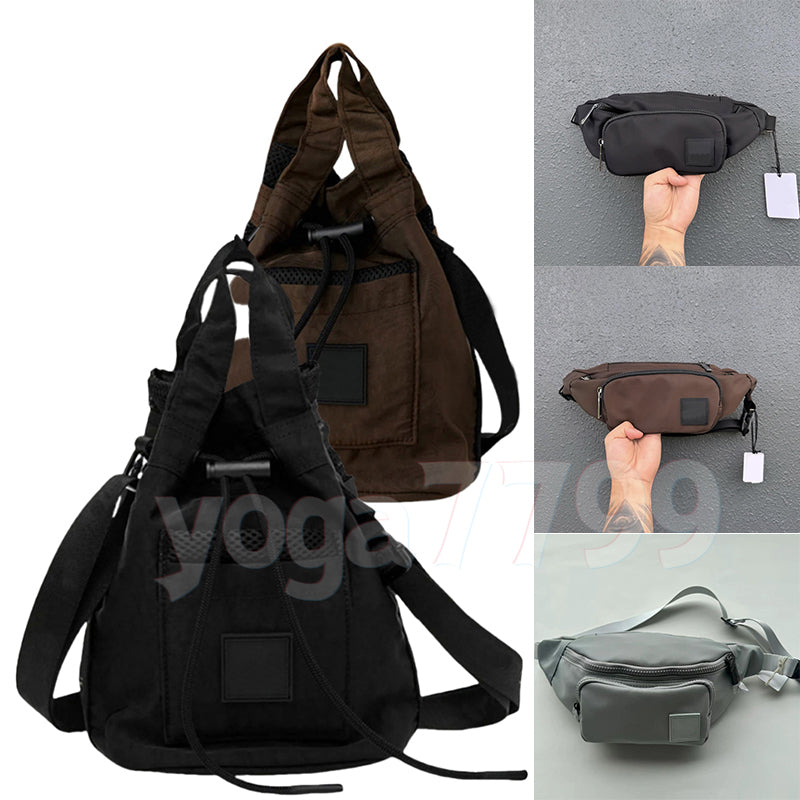 Yoga Fanny Pack Bucket Bag Belt Bag Stylish Backpack Casual Sports Crossbody Bags Small Portable Outdoor Storage Multi Functional Large Capacity Pho