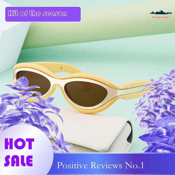 2024 New Fashion Cat Eye Small Frame Sun Protection for Women Sunglasses