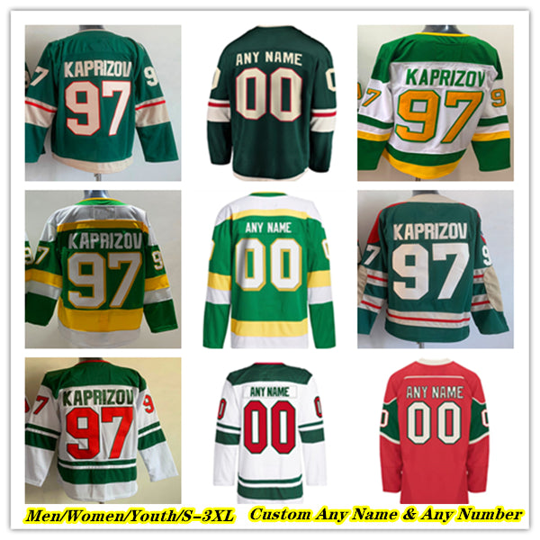 Minnesota Hockey Jersey Kirill Kaprizov Mats Zuccarello Ryan Hartman Marc-Andre Fleury Brandon Duhaime Joel Eriksson Ek Matt Boldy Pat Maroon WILDS