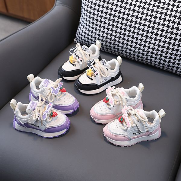 2024 Spring Leather Sports Running Shoes for Boys, Toddlers & Infants