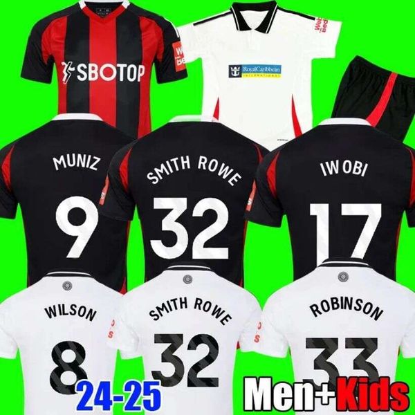 FANS Player 2024 2025 TADIC Soccer FUL Jerseys BASSEY BERGHUIS Third Black Kit KLAASSEN BERGWIJN MARLEY 2024 2025 home Away Football Shirts