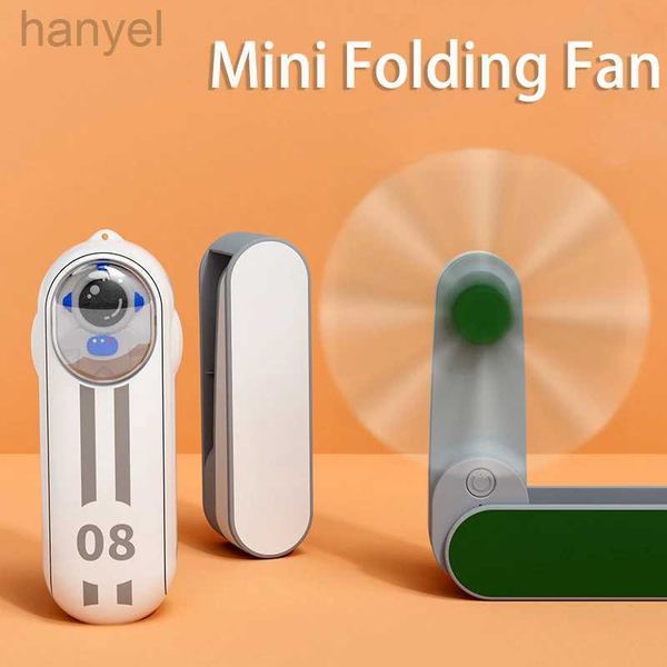Electric Fans Mini Folding Fan Handheld Portable USB Rechargeable Fans for Student Electrical Appliances Outdoor Travel Air Ventilado FS139