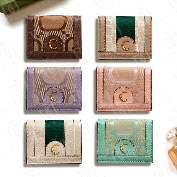 Luxury Folding Wallet Designer Card Holders wallet coin purse Man Womens Short wallets Fashion leather wallet Luxury Brand small wallets wit