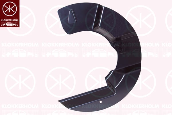 Splash Panel, brake disc KLOKKERHOLM 6416378