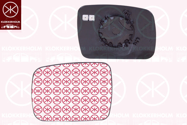 Mirror Glass, exterior mirror KLOKKERHOLM 64221061