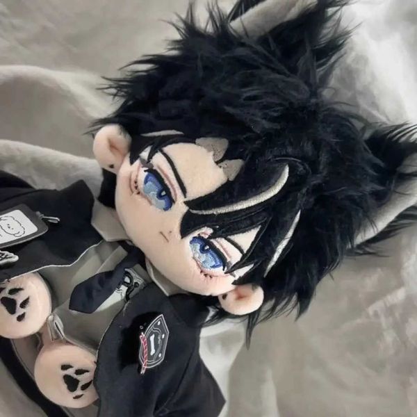 Plush Dolls 20cm Genshin Impact Wriothesley Cartoon Stuffed Plush Toy Cotton Dress Doll Children Fans Adult Collective Gift Q241130