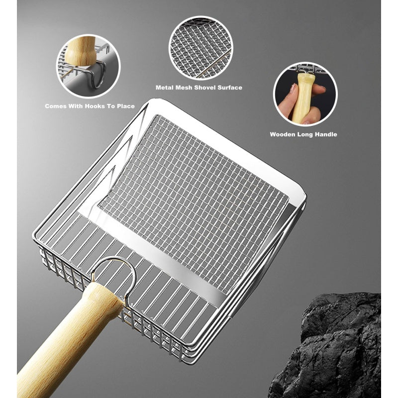 TEMU 1pc-2pcs-cat , Aluminum Alloy Cat , Cat Litter Collector, Durable And Easy To Clean, Ergonomically Designed, Suitable For Cat Litter Boxes