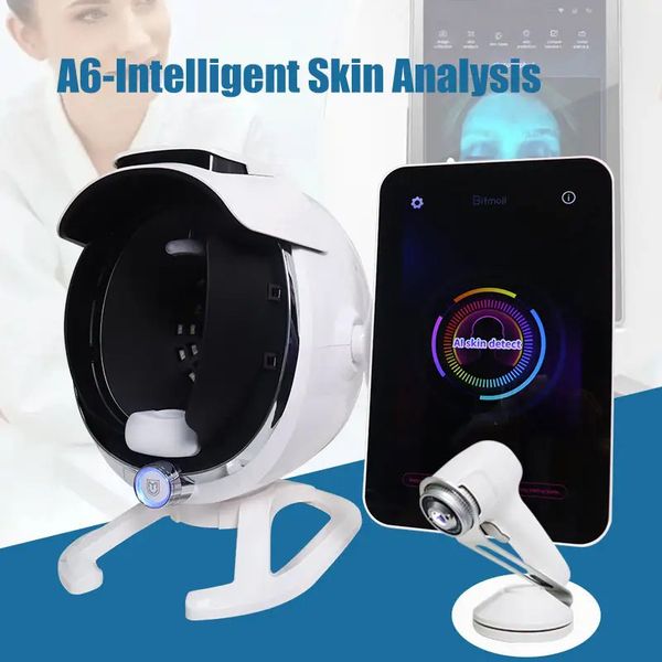 15.6 Inch Screen 3D AI Face Skin Analyzer Eight Spectral Lights 3D Images Skin Health Diagnosis Face Scanning Professional Personalized Faci