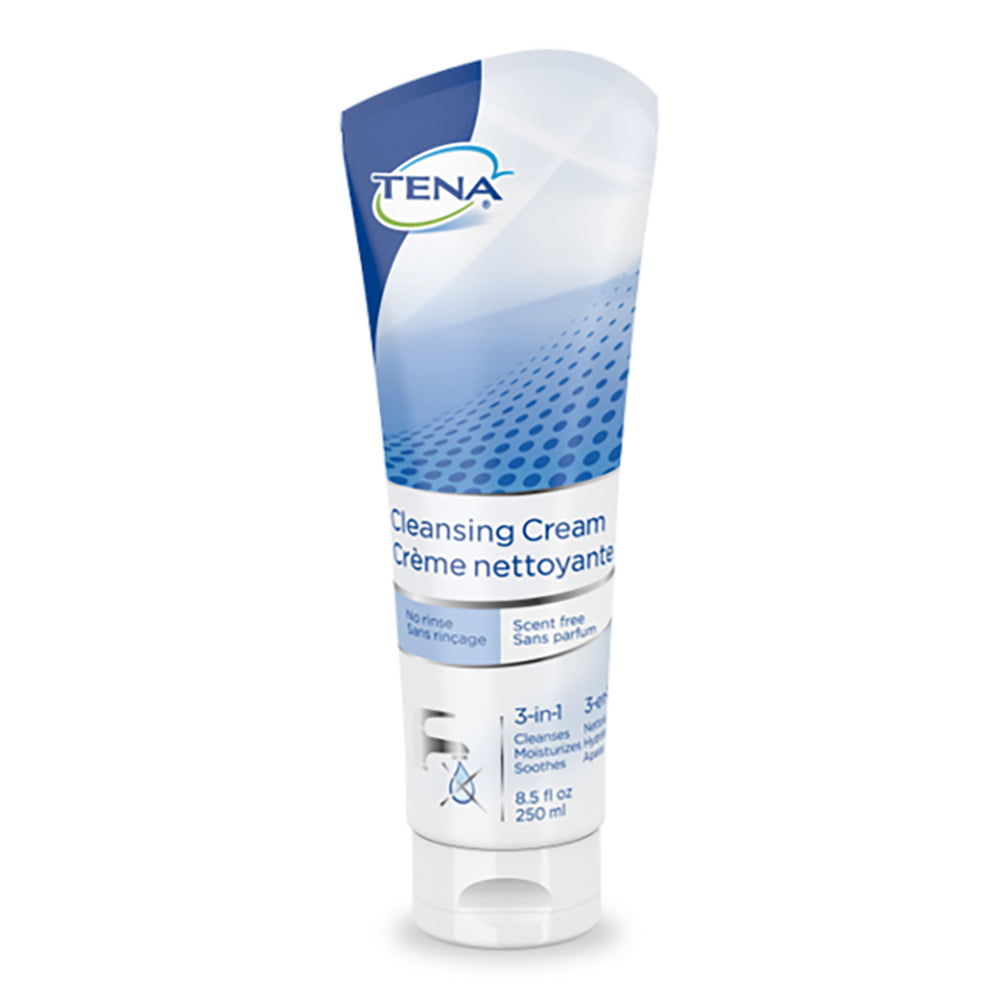 TENA Cleansing Cream, 8.5 oz, Unscented, Tube, 10 Each - Case