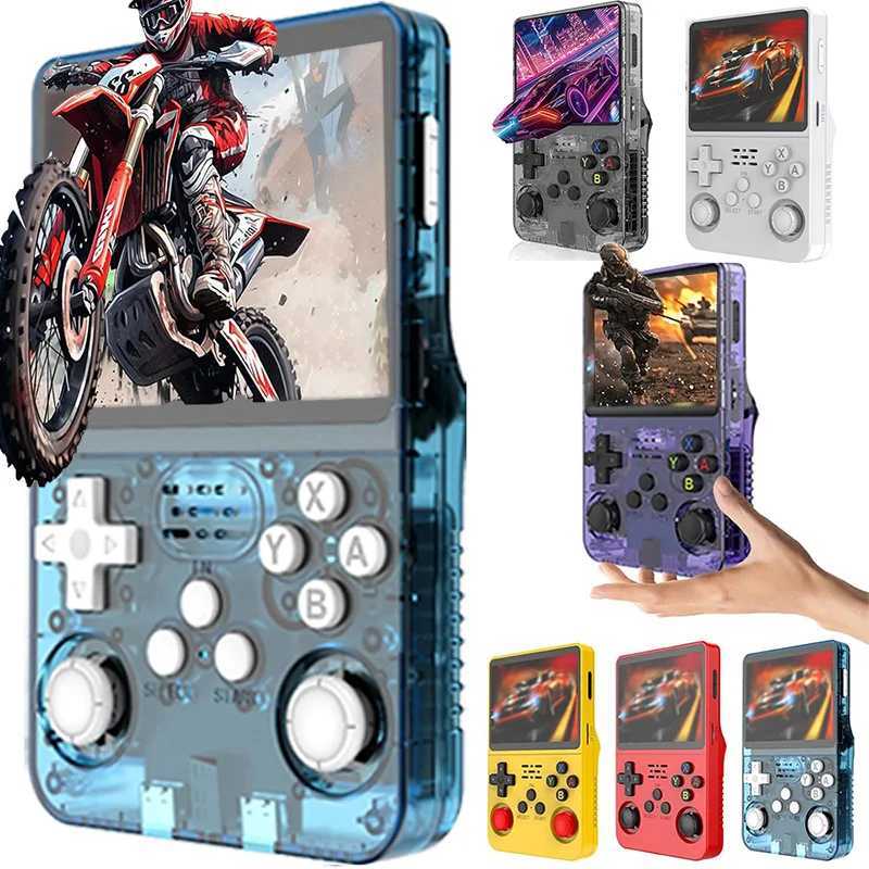 R36S Classic Retro Game Console with ARKOS System Video Games Single Card Portable Hand-held Gaming Console Kids Gift 3.5 Inch L250813