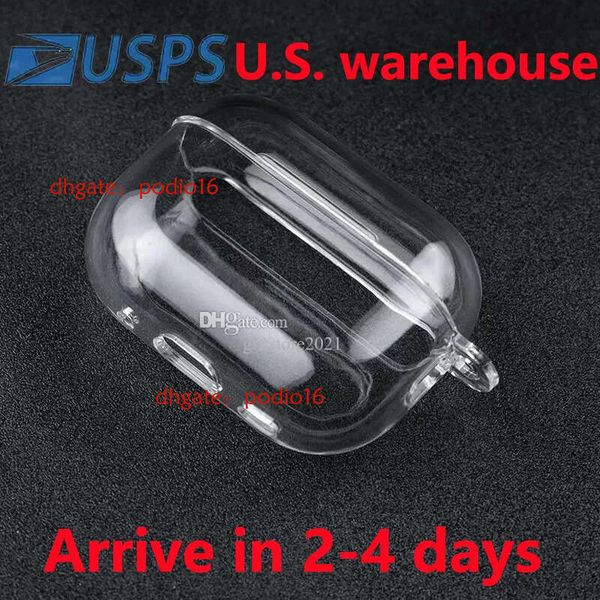 Accessories For Air 2 Pro Pods 3 Solid Silicone Cute Protective Headphone Cases Wireless Charging Shockproof Case 5b b3