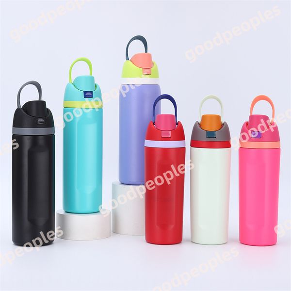 Owala aço inoxidável isolado Dupa dupla garrafa Tampa de rejeição de grande capacidade Cúpula de carro com água High Beauty