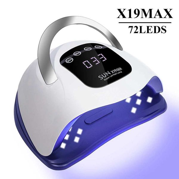 Nail LED lamp nail photo hine nail polish glue fast dry intelligent sensing nail dryer 4-speed timing solidifying lamp Z250111