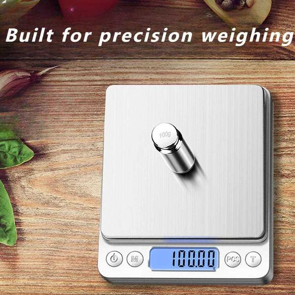 Mini Kitchen Measuring Scale Pocket Electronic Ingredients Utensils Precision Accessories Cooking Jewelry Coffee Balance Diet Food X240920