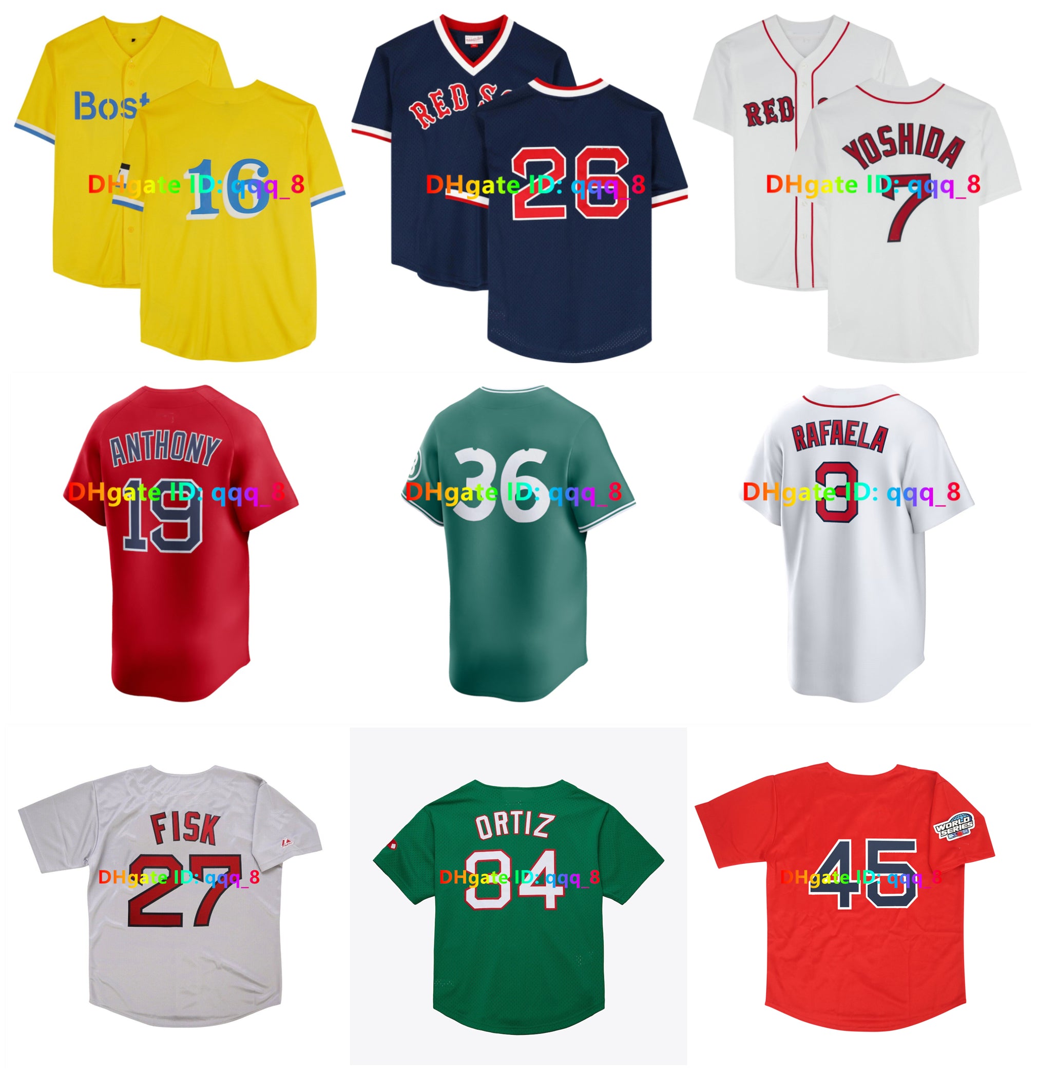 Jarren Duran David Ortiz 2025 City Connect Red Sox Baseball Jerseys Roman Anthony World Series Triston Casas Masataka Yoshida Rafaela Pedro Martinez