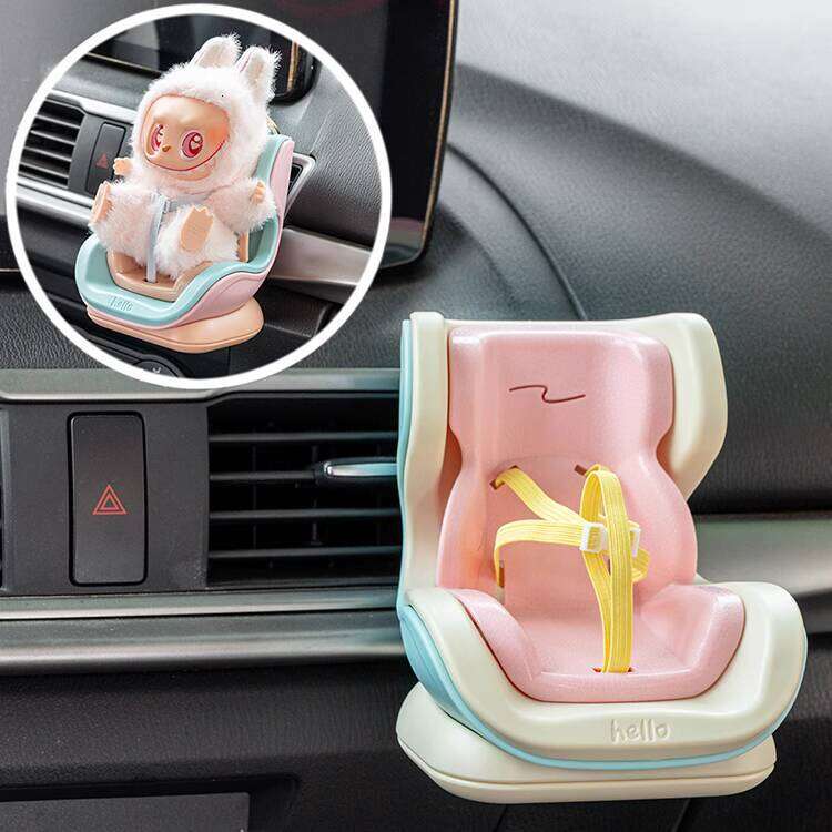 Safety Doll Bubble Mart Seat Car Vent Decoration Ornament Labubu