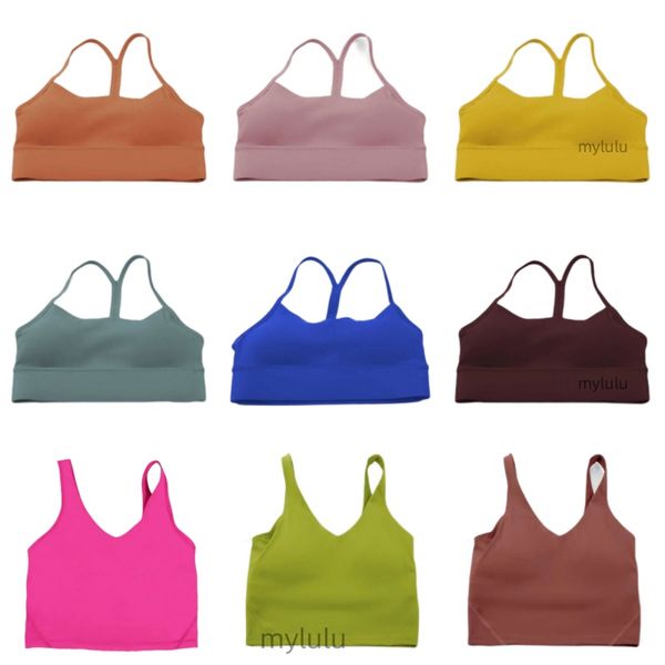 Womens Yoga Bra Yoga Sport High Impact Fitness Seamless Top Gym Women flow Y -bra and U-bra Active Wear Yoga Workout Vest Sports Tops Same S
