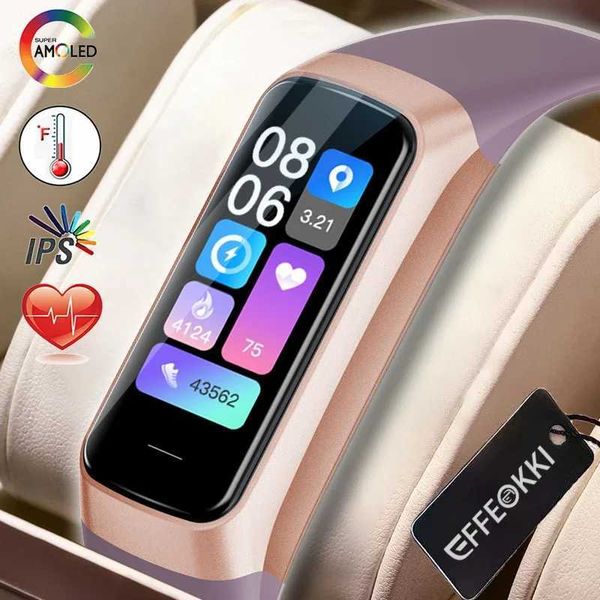High Quality EFFEOKKI Amoled Smart Band Pro Wen Pedeter Health Monitor Rate Blood Hua Waterproof Connection Smart Bracelet O241114