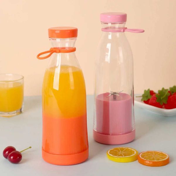 Fruit Mixers Multifunctional Portable 380ml-420ml Juice Maker Machine Bottle USB Rechargeable Leakproof Travel Outdoor SuppliesXJ241227