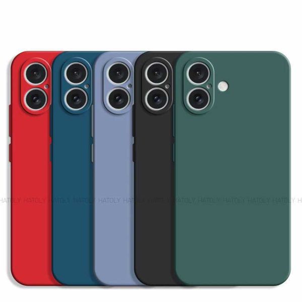 Suitable for iPhone 16 case suitable for iPhone 16 cover TPU luxury shock-absorbing liquid silicone phone cover suitable for iPhone 16 M2410