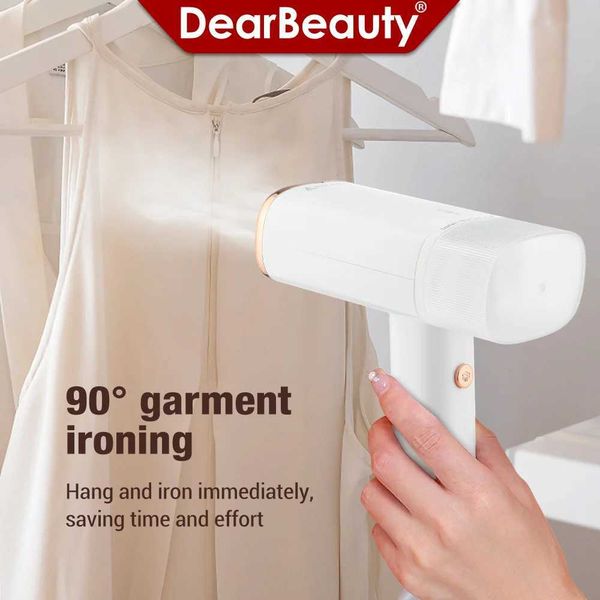 Other Health Appliances Portable Steam Iron Handheld Garment Steamer Foldable Iron Mite Removal Electric Garment Cleaner Ironing for Travel