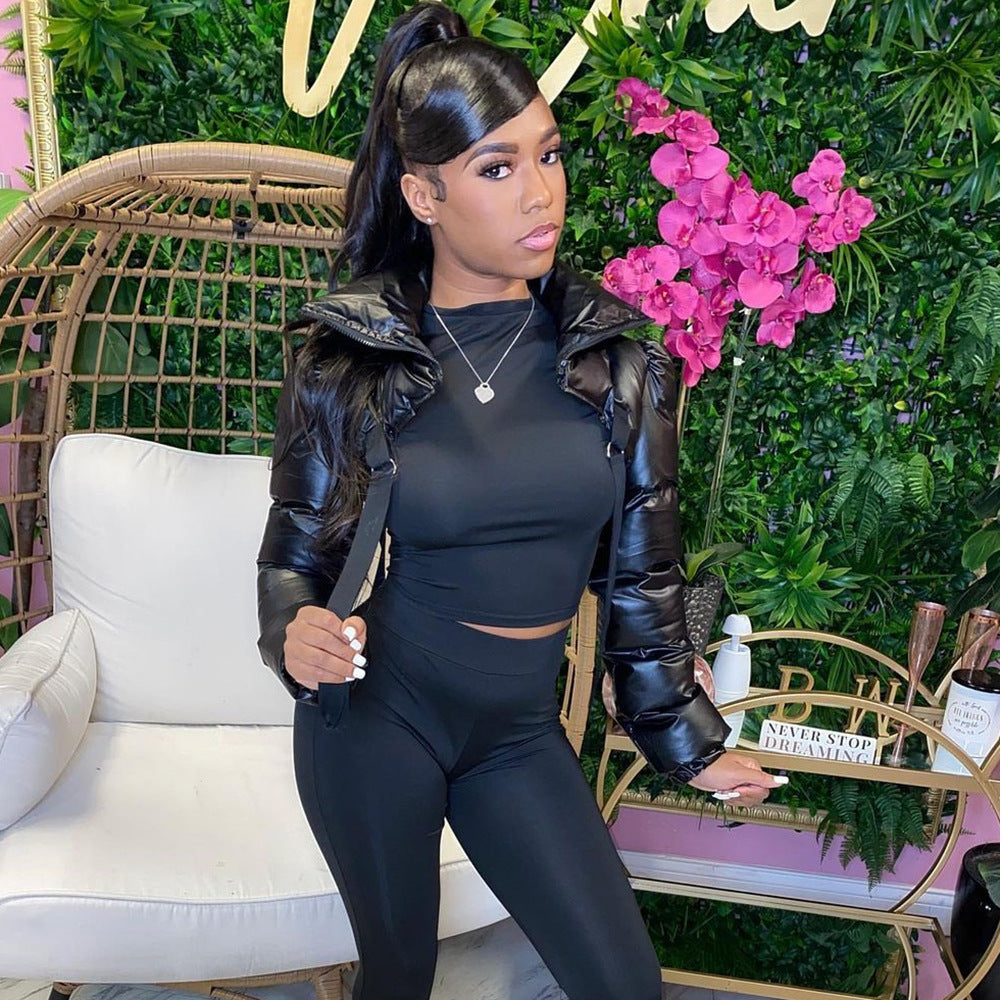 Women&#039;s Down Fall-winter Jackets for Women 2022 Fall Winter Fashion Puffer Jacket Coats White Black Outerwear