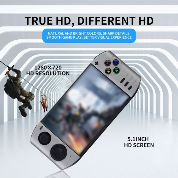 NEW 128G Portable Handheld Game Players 30000+ Games Console 5.1&quot; Screen 1280*720 HDMI Play Music e-book XY-09 For TV PS1 GBA