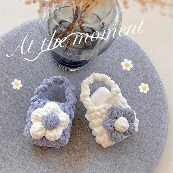 ddmygifts Flower Plush Handbag Suitable for Bluetooth Wireless Earphone Cover Pro1-2-3 Universal Edition