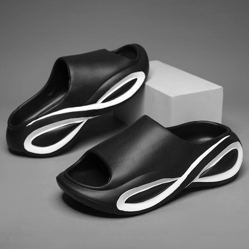 Fashion Men Women Slippers Indoor Outdoor Sandals Beach Soft Thick Sole Slides Casual Shoes Mens Flip-flops Home Slippers 36-45