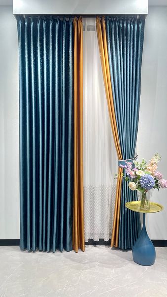 Factory direct dazzle colour silk high precision curtain fabric woven colour jacquard exquisite wholesale
