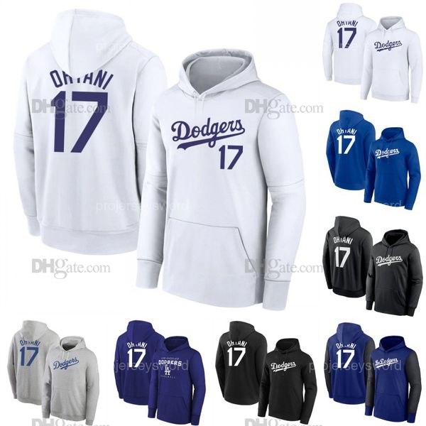 Los Angeles Ohtani Dodgers Jersey Shohei Ohtani Pullover Hoodie White Blue Black Grey S-XXXL