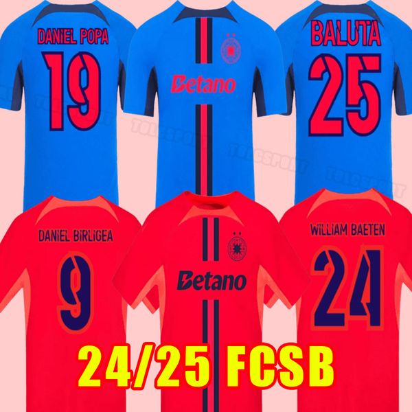 2024 2025 FCSB Soccer Jerseys Football Shirts - MICULESCU STEFANESCU Vitezistii 24 25 Romania Liga