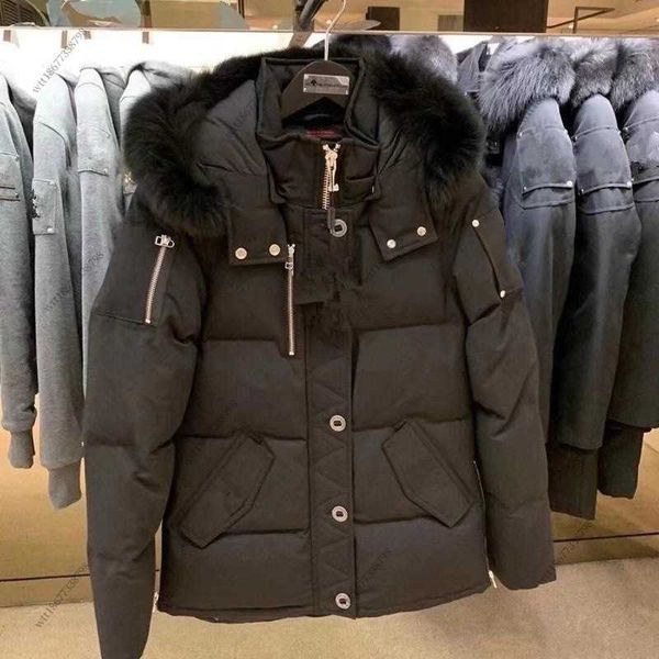 Men&#039;s Down Parkas 22ss Casual Mens Moose Jacket Outwear Outdoor Doudoune Man Winter Coat Knuck Warm Clothings S-xxl