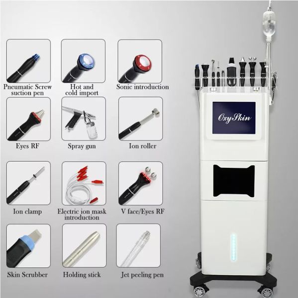 2023 Microdermabrasion Hydrabeauty salon spa face deep cleaning 12 in 1 oxygen jet aqua peel Microdermabrasion machine