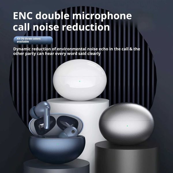 XY70 Wireless Earphones BT 5.3 Earphones In Ear Noise Elimination Stereo Music Earphones with Microphone Touch Control Earphones M241213