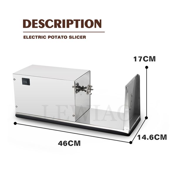 Potato Tower Machine Potato Chip Machine Potato Tower Crane Electric Potatos Tower Maker Stretch Button Setting Rotating