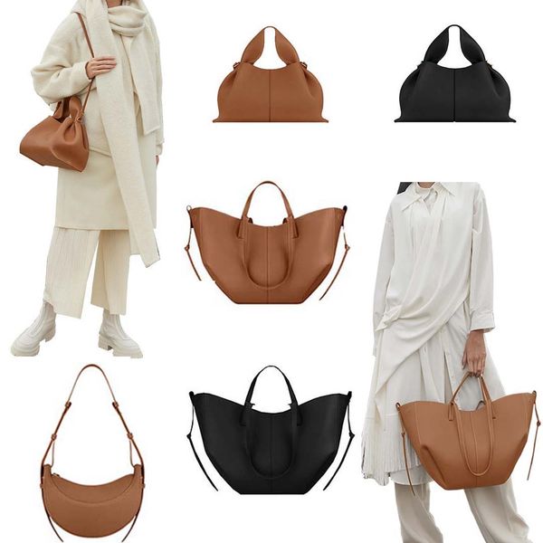 Designer Tote Smooth Leather Shoulder Tonca Textured Duo Underarm Fashion Women Cross Body Bags Lady Handbag High Quality Hobo Bag