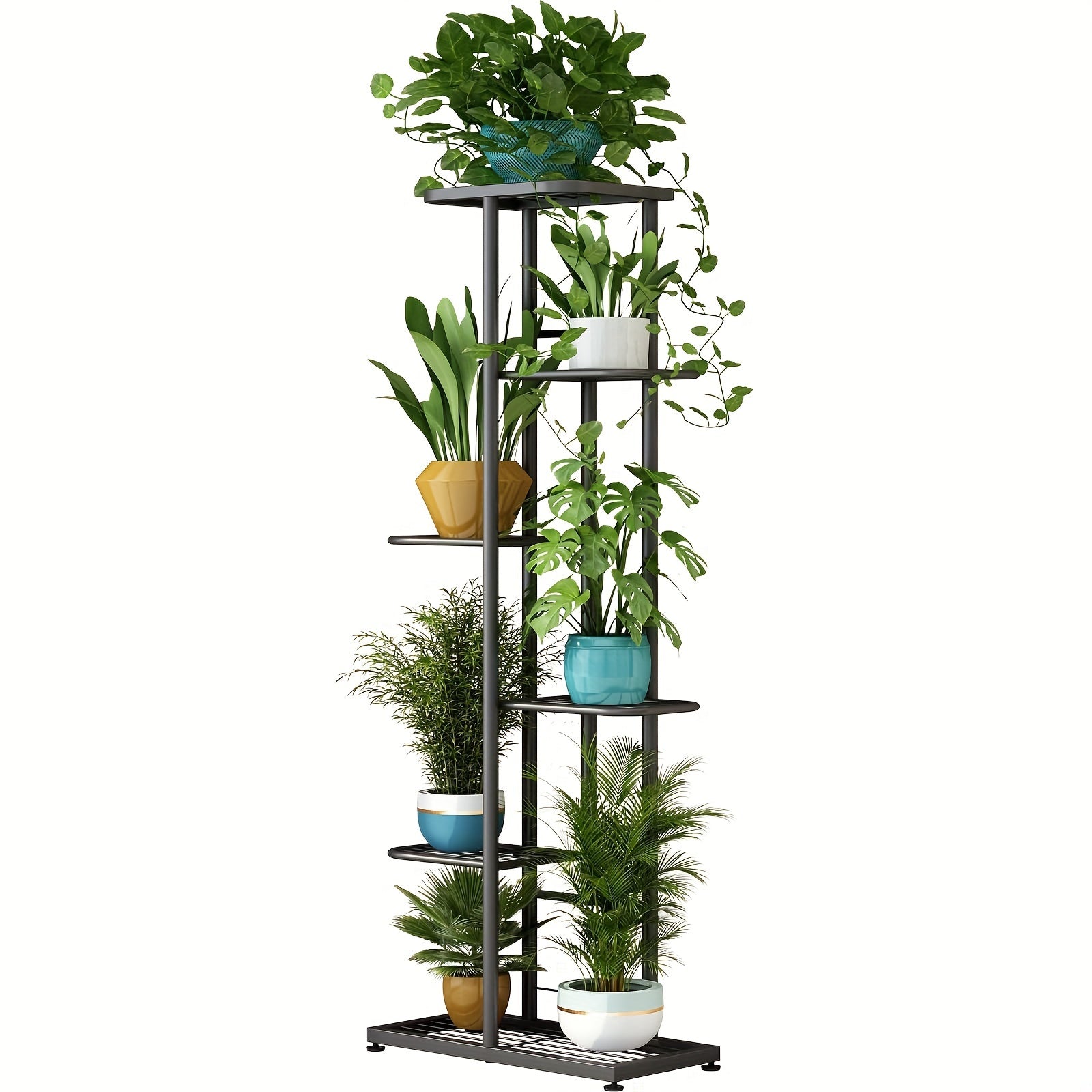 TEMU Sorcedas Plant Stand 6 Tier 7 Potted Planter Rack Storage Organizer Flower Pot Holder Shelves