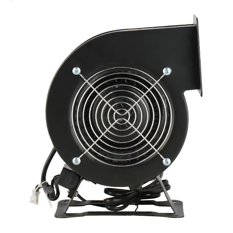 Small scale power frequency multi wing centrifugal exhaust heat dissipation arch iatable boiler equipment matched with air model fan